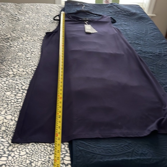 NWT ❤️Eileen Fisher❤️ Ballet sleeveless shift dress - navy size XL - Picture 11 of 14